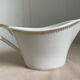 Limoges sauce boat, gilded porcelain – 1950s 60s – mid-century chic