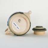 Stoneware teapot, Danish design, 1960s, manufactured by Okela