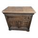 Rotating TV unit in solid oak