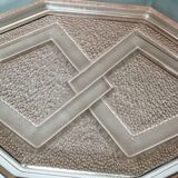 Plat rose art déco