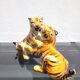 Ceramic tigers signed Ronzan Italy 1960