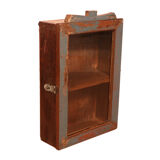 Original polychrome patina Burmese teak wall display