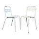 Duo of vintage metal Tolix chairs