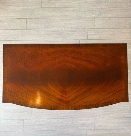 Mahogany console in Regency style 1950
