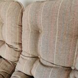 Tubular metal bench from the 80s