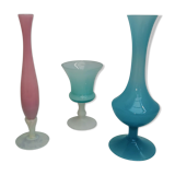Vases in opaline