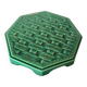 Antique DIGOIN Green Ceramic Trivet France