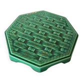 Dessous Plat Ancien DIGOIN Céramique Verte France