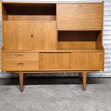 Vintage Scandinavian teak enfilade from the 1960s by Samcom.