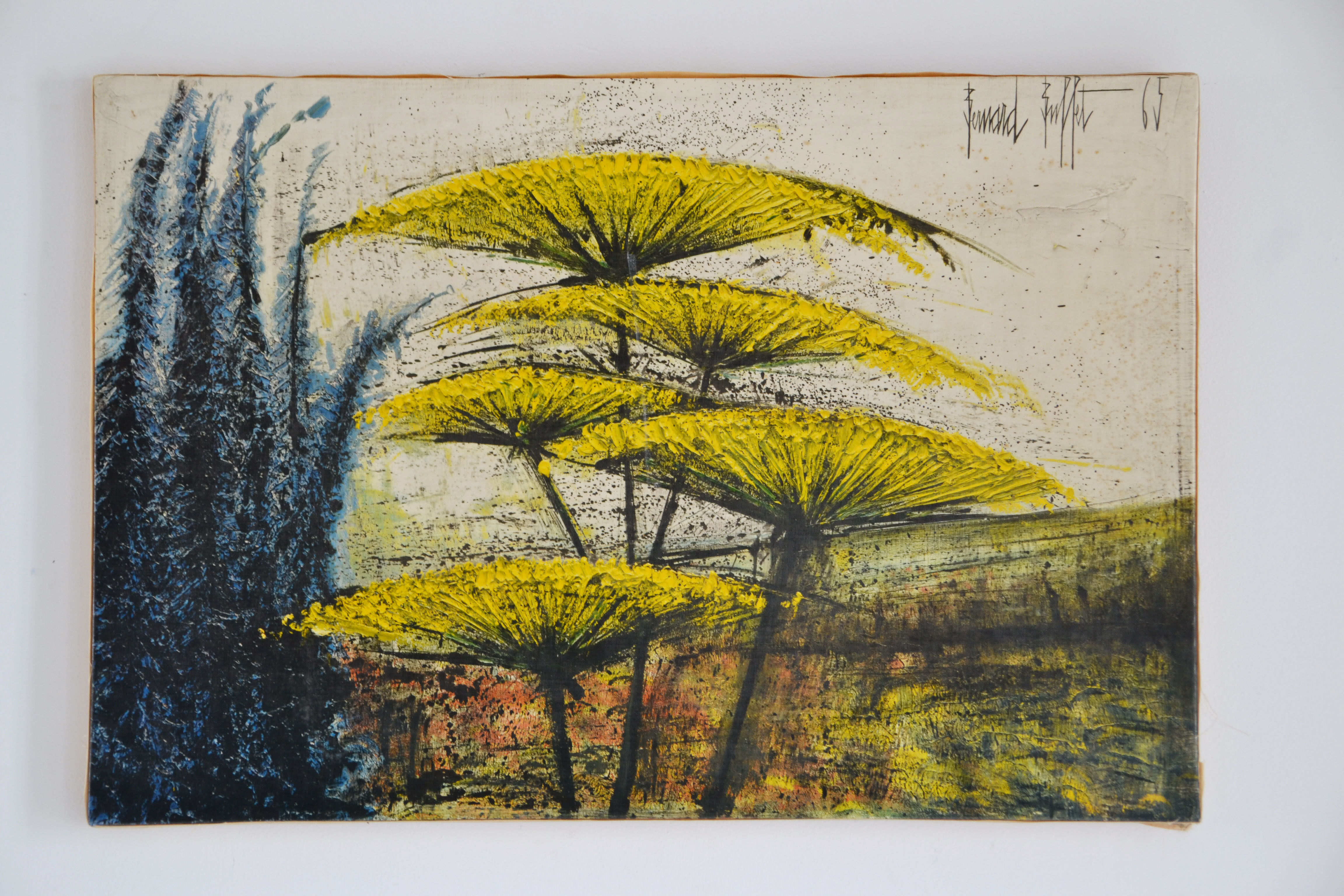 Héliogravure de Bernard Buffet edition Braun & Cie 1965