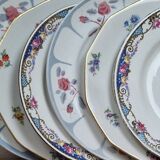 Composition of 6 dessert plates