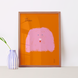Colorful dog wall poster for child 30cm*40cm