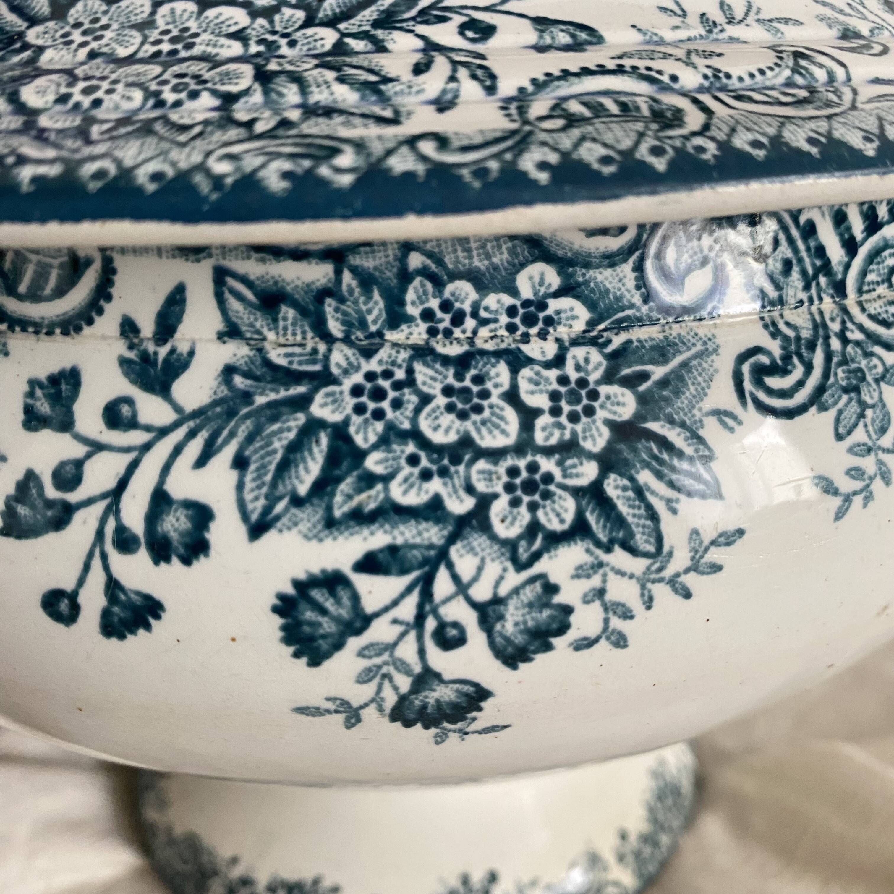 Ironware soup tureen "Printania" Ste Amandinoise