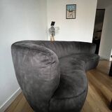 Bobochic Vendôme Sofa - Grey Velvet