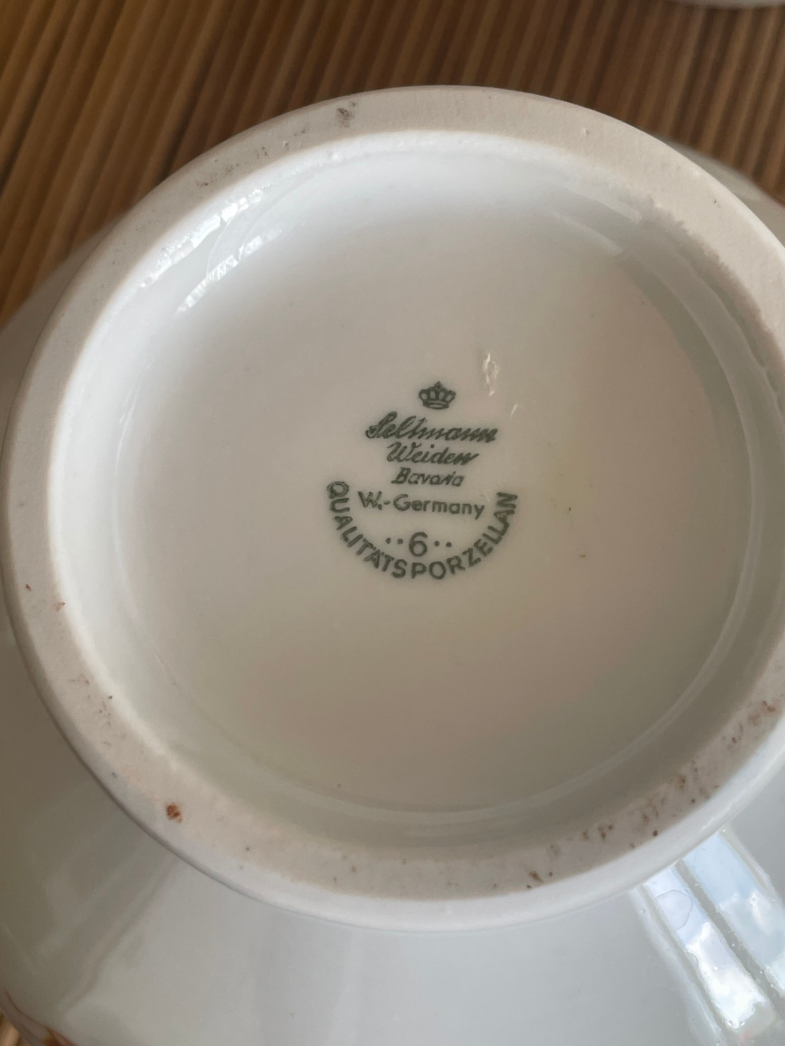 6 onion bowls Bavaria porcelain