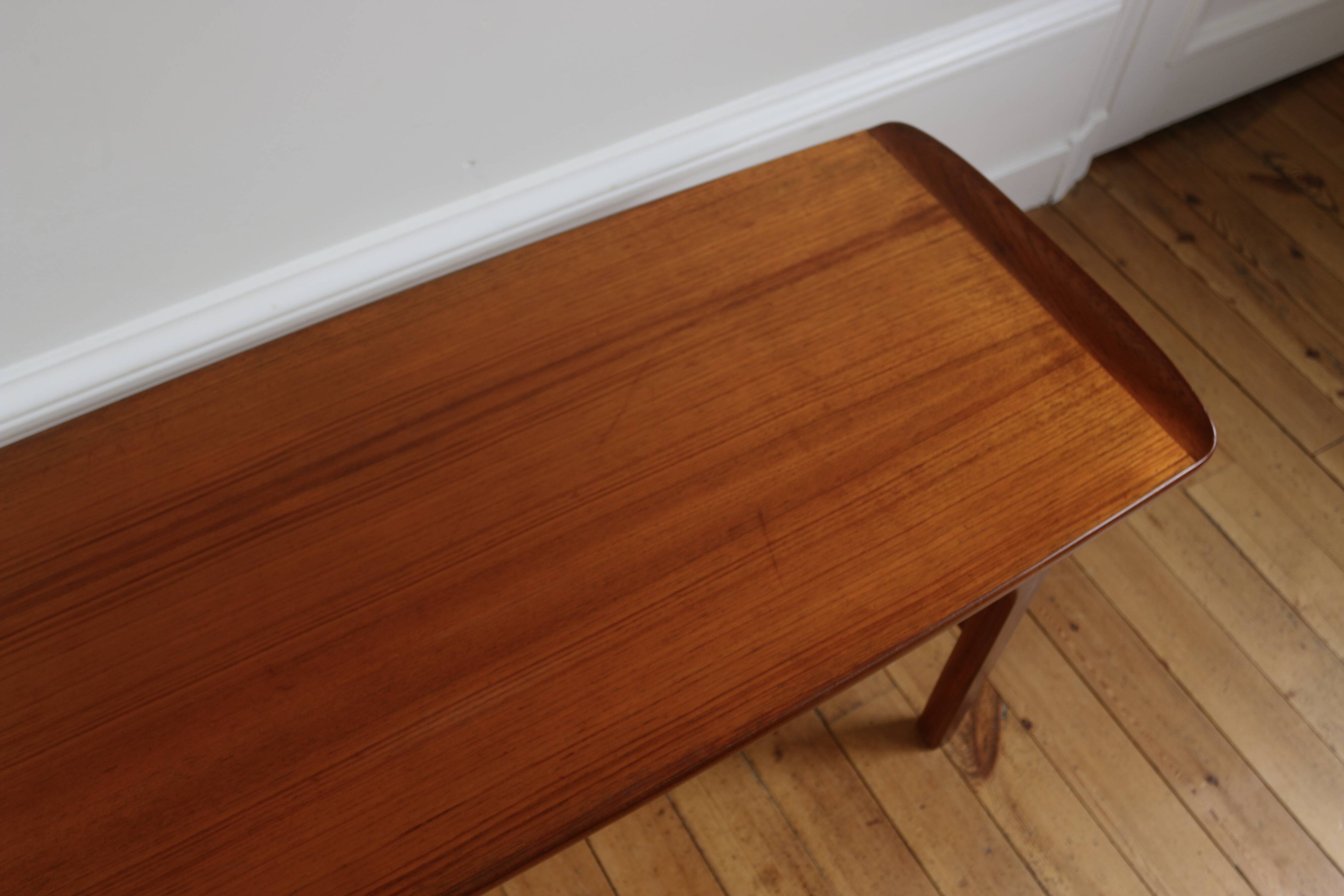 Table basse scandinave vintage teck, 1960