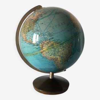 Globe terrestre grand Colomb 1969