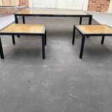 Table basse metal noir