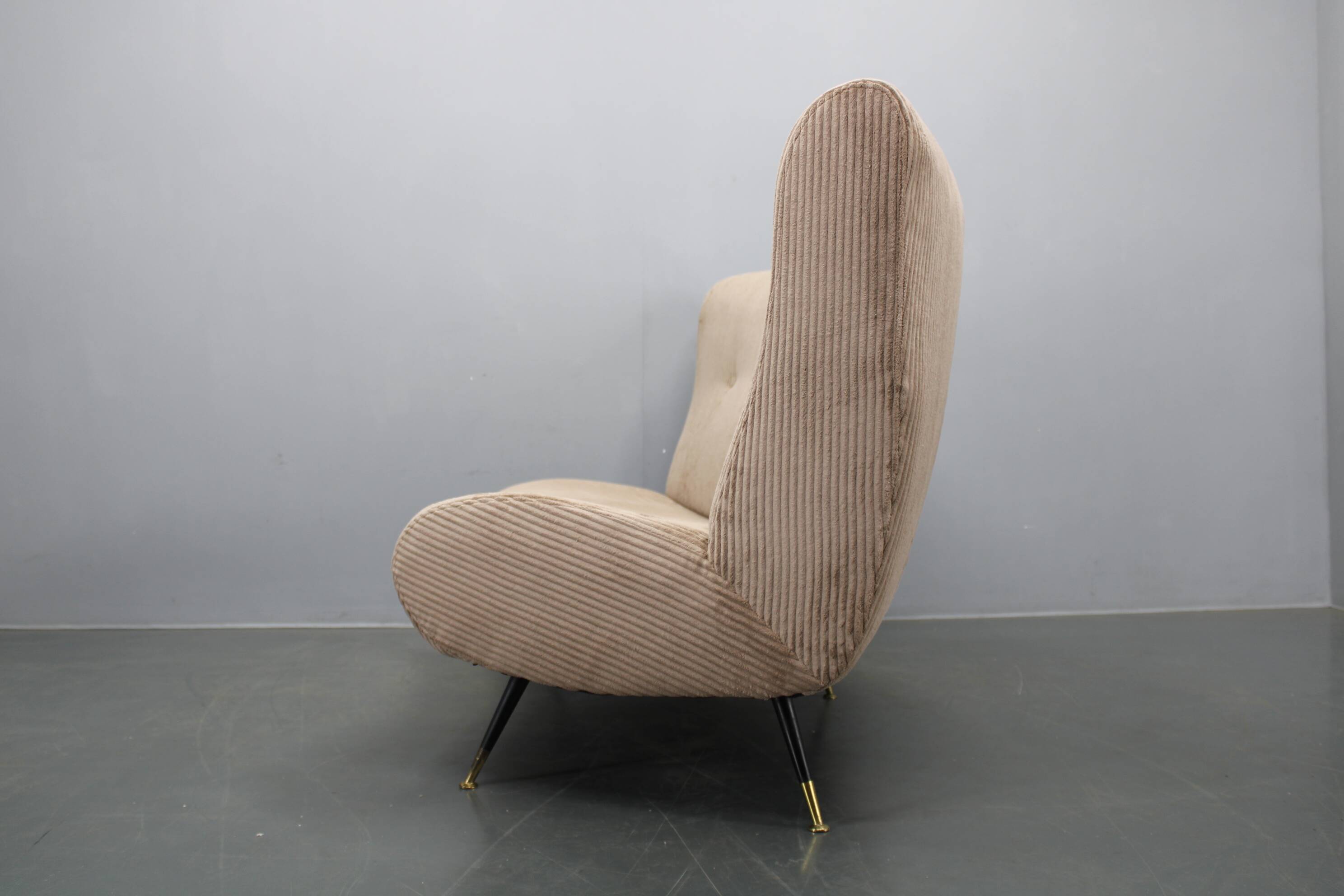 Gigi Radice for Minotti curved modular sofa, Italy, 1950s