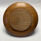 Dutch modernist wood turnt container or pot