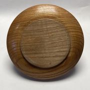 Dutch modernist wood turnt container or pot
