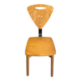Italian chair from the 80s, in wood and metal