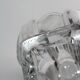 Vase en cristal plein "Tulipe" de Lars Hellsten, pour Orrefors, Suède