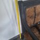 Fauteuil de caractère en bois noir et peau de bête #CHMR