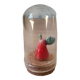 Miniature glass bell pear artisanal ceramic