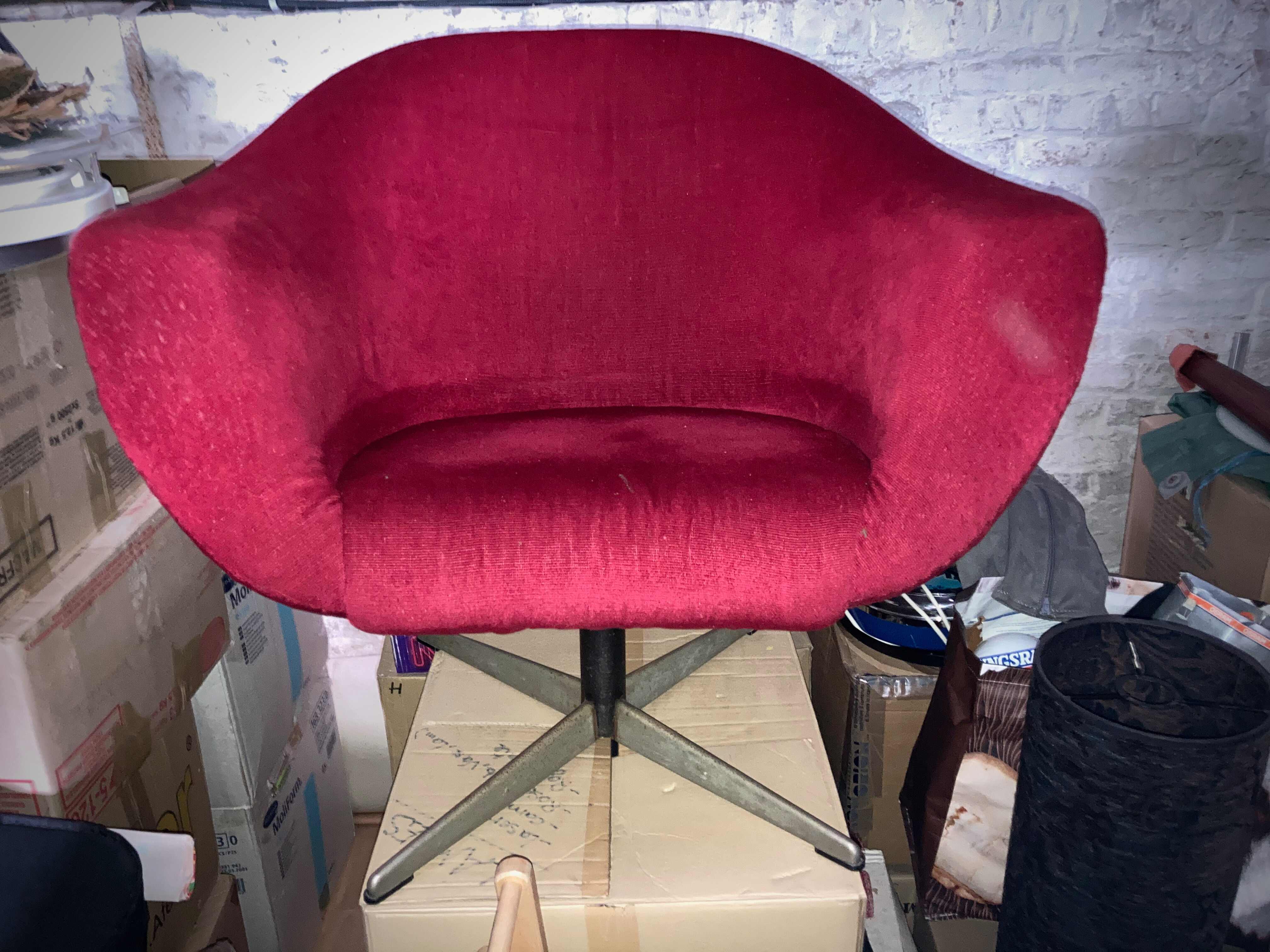 Fauteuil coquille vintage 1960