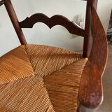 Pair of brutalist armchairs