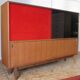 Buffet in teak doors sliding