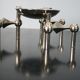 3 candlesticks and 1 flexible cup Nagel 1970
