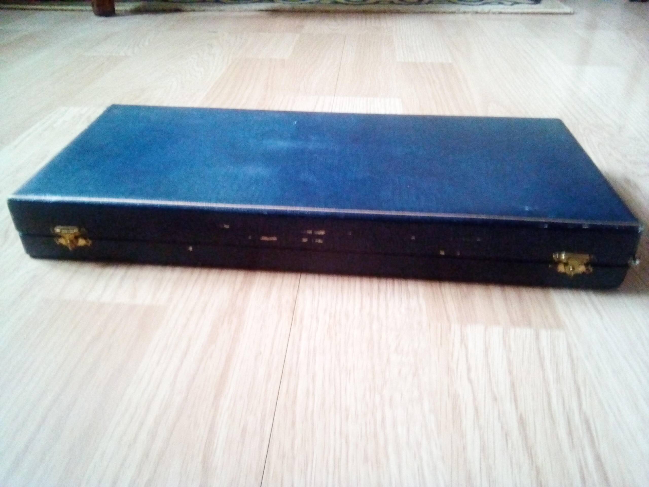 Silver-plated fish service in good condition, 20th century