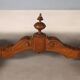 Small antique Umbertino table in walnut, Italy, 19th century.