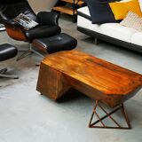 Table basse acier