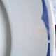 6 old mismatched earthenware dinner plates