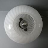 Brass lamp and opaline from the 70s