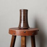 Minimalist Japandi vase, handmade ceramic, slow Japanese decoration