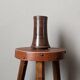 Minimalist Japandi vase, handmade ceramic, slow Japanese decoration