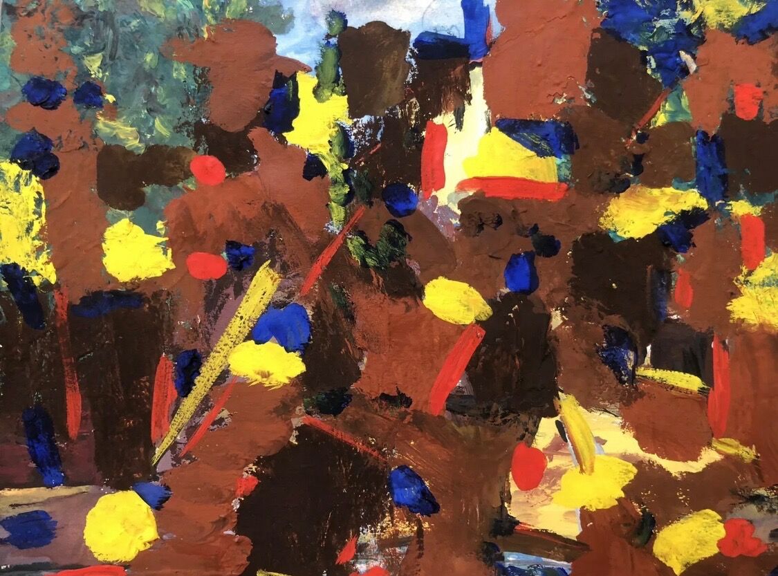 Abstract painting painting XXth