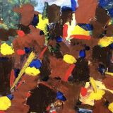 Tableau peinture abstraite XXe