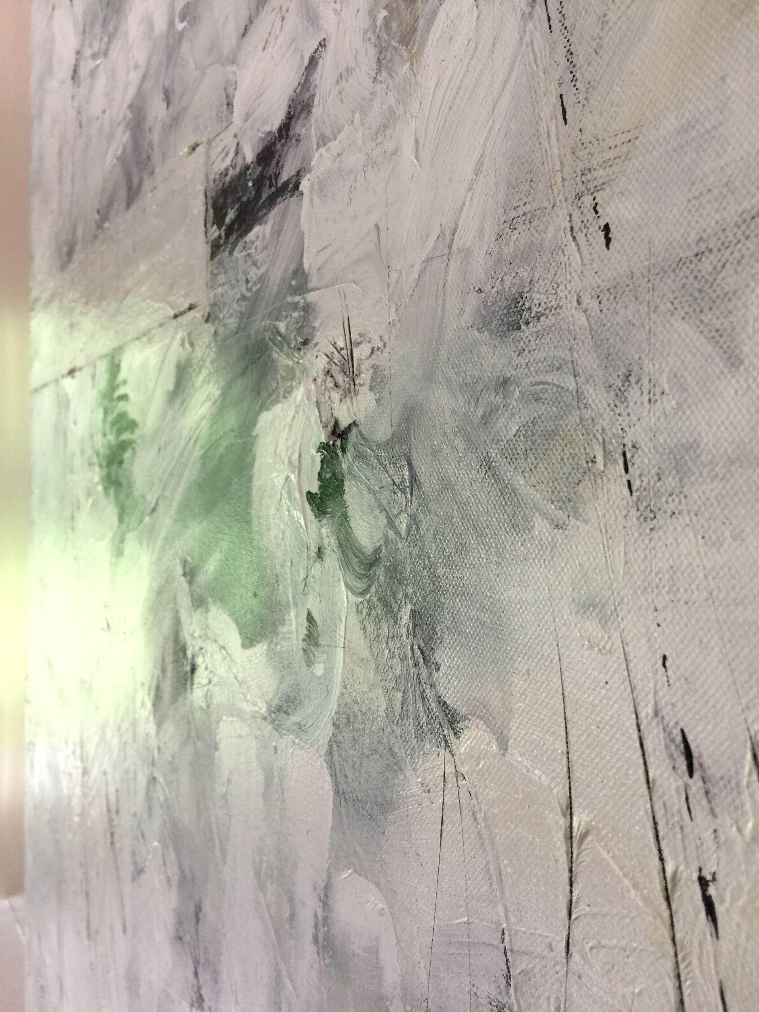 Acrylic paint on chassis