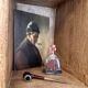Oil on canvas mounted on oak panel - Portrait of a pipe smoker