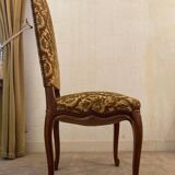 Chaises tapissées type Louis XV