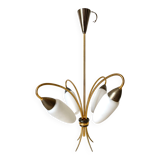 4-light chandelier from the 50s/60s
