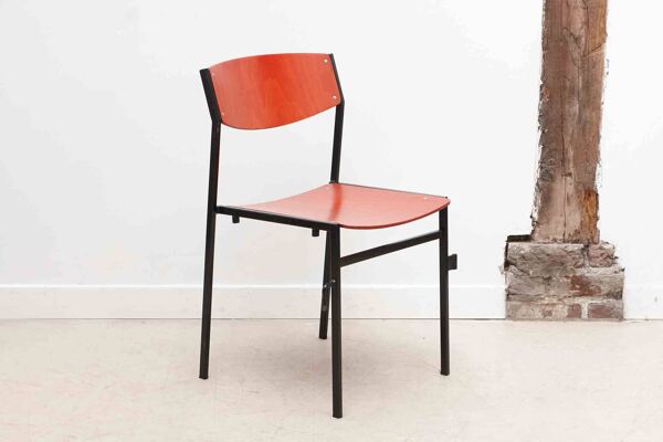 Chaises Gijs van der Sluis rouge