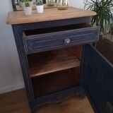Midnight blue vintage buffet