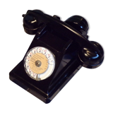 Vintage phone in Bakelite dial