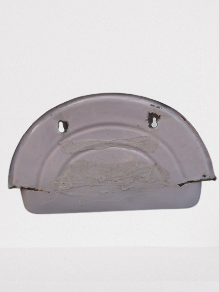 Ancient enamelled sheet metal fountain